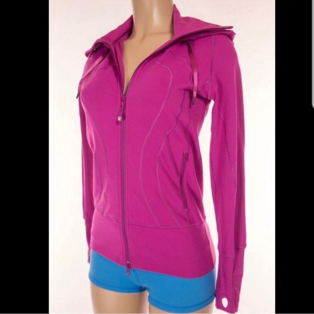 Lululemon Pink Hooded Jacket Sz. 4